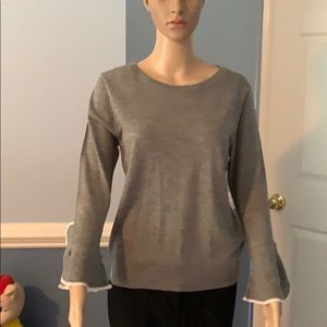 J. Crew Grey merino wool sweater